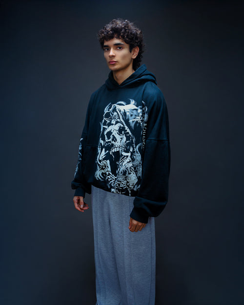HOODIE SOUL SKULL WHITE
