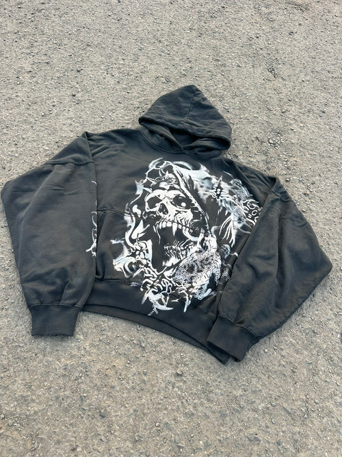 HOODIE SOUL SKULL WHITE